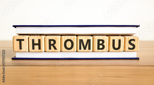 фотографія Thrombus word symbol