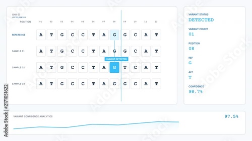 Bioinformatics DNA Sequencing and Mutation Detection UI