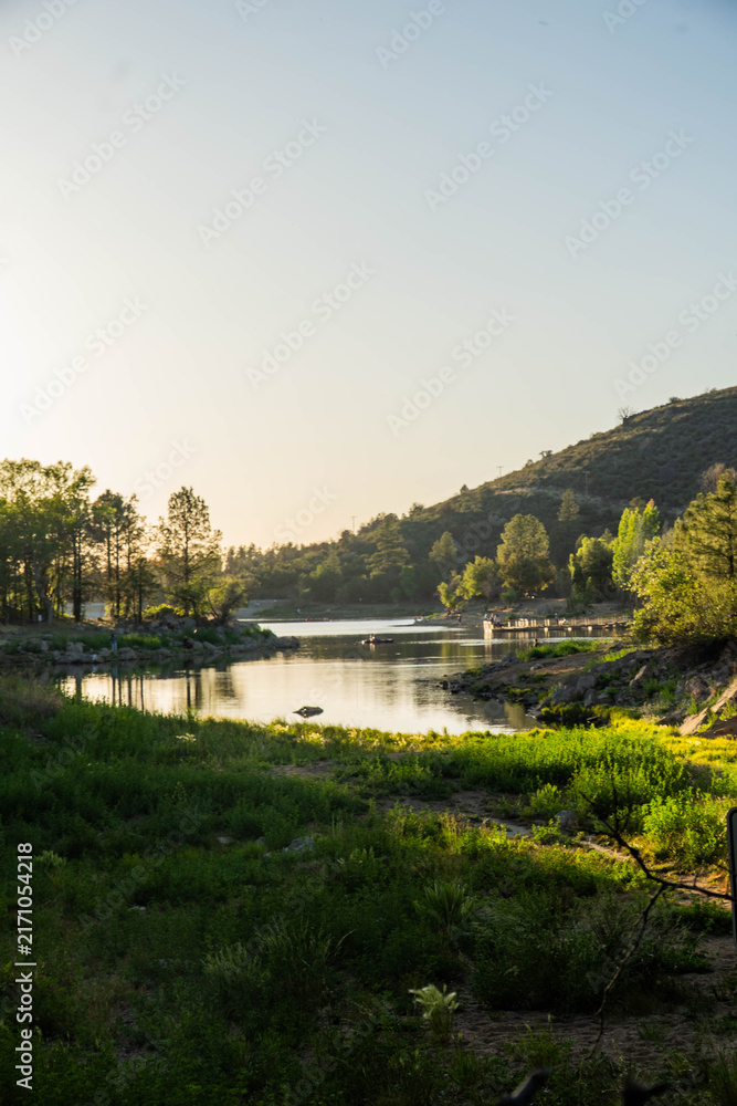 Fototapeta premium Goldwater Lake in Prescott Arizona