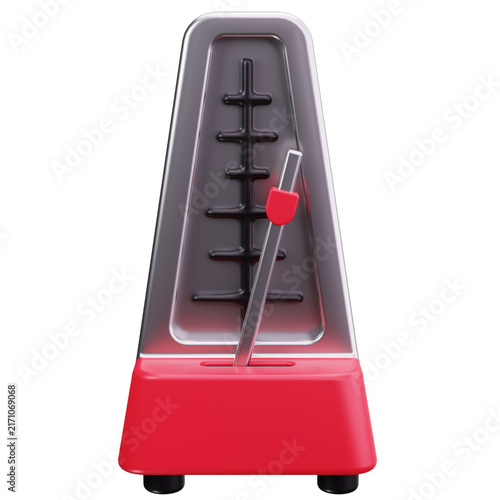 Obraz na plátně Metronome 3D Illustrations