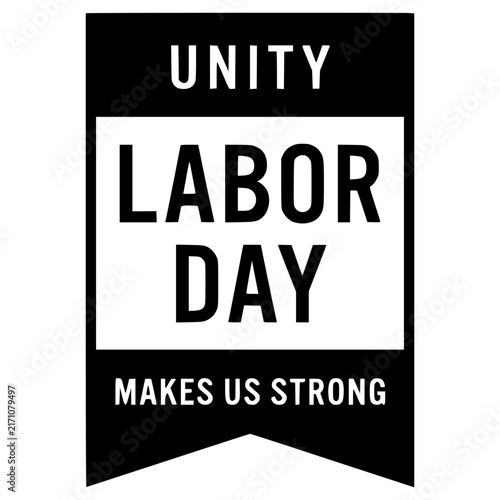 Labor Day Typography and Worker Celebration Design