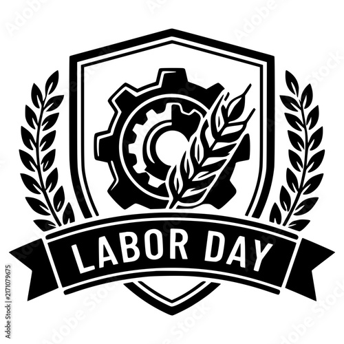 Labor Day Typography and Worker Celebration Design