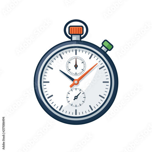 Vintage Stopwatch Timer, Time Measurement, Countdown Clock, Sport Chronometer