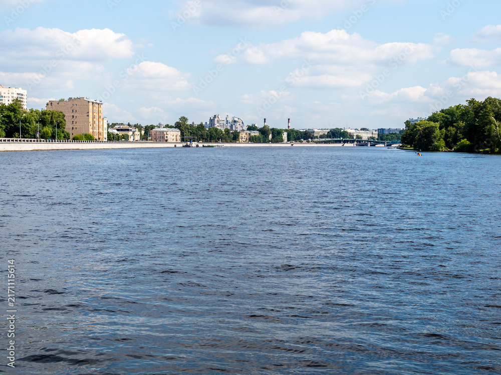 Obraz premium view of Grand Nevka in Saint Petersburg city