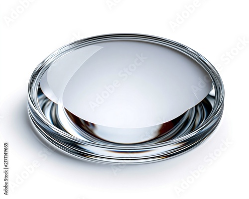 Shiny, Circular Object with Reflective Surface