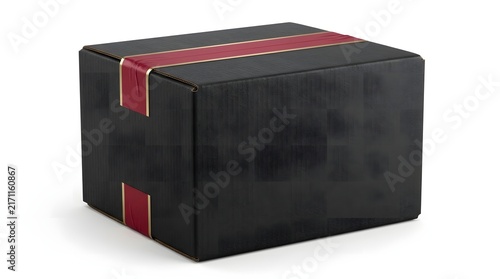 Elegant Leather Storage Ottoman with Rich Burgundy Accent and Gold Stitching for Modern Living Spaces