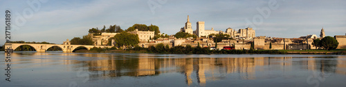 Quadro su tela Europe, France, Provence, Avignon panorama