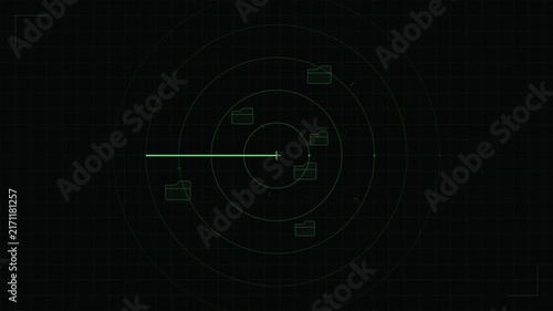 Digital Radar Interface Searching for Data Files
