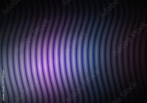 Abstract background, featuring vertical wavy, lines with a, vibrant purple light, glow, creating a, smooth and rhythmic, pattern on a, dark surface