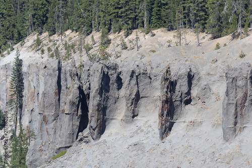 Bild auf Leinwand Volcanic Pinnacles and Fossilized Steam Vents at Crater Lake National Park