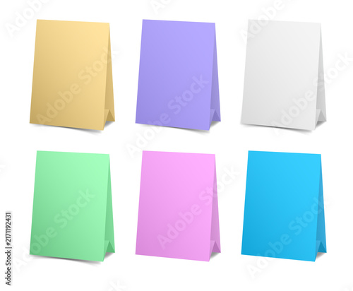 Colorful sticky notes on transparent background for office organization