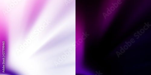 Transparent background with abstract purple light beams and radial sunburst effects. This vibrant glowing element adds a modern atmospheric touch to your creative digital designs.
