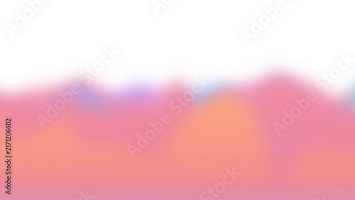 Soft Blurred Gradient Sunset Sky with Gentle Cloud Silhouettes transparent background