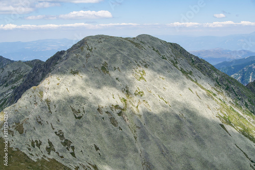 Canvas Print high mountain landscape, Papusa Lake, Retezat Mountains, Romania