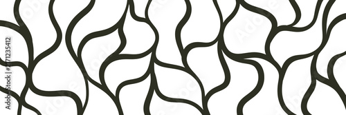 Abstract black and white organic root lines pattern overlay. PNG graphic element for nature-inspired designs, modern art, and elegant layouts.
