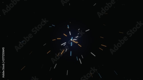 Animated Purple Gradient Loading Bar on Dark Background Asset