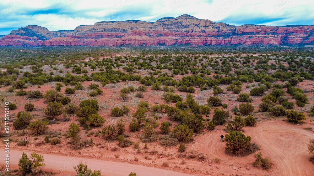 Naklejka premium Red rock formations in Sedona, Arizona