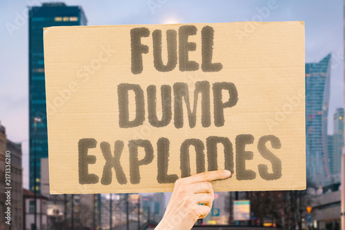 Фотография "Fuel dump explodes" Drone ignites a massive depot