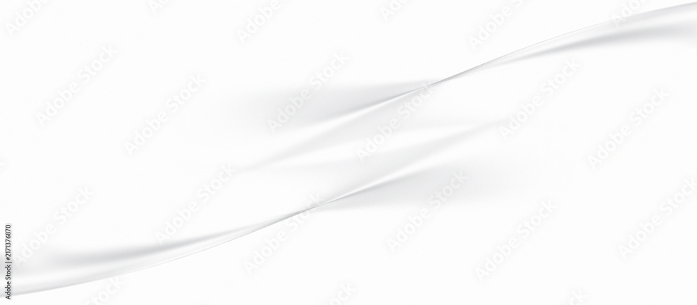 Obraz premium Abstract White and Grey Wave Lines Background Banner