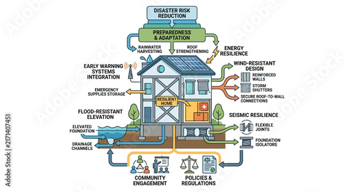 Resilient House Design Diagram