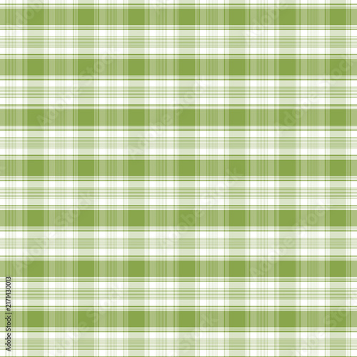 Tartan Plaid Pattern Background in Olive Moss Green