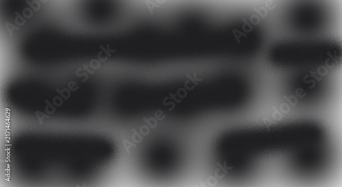 Abstract Shapes Composition, Blurred Grayscale Texture. Modern Art Background, Soft Focus Design Element
