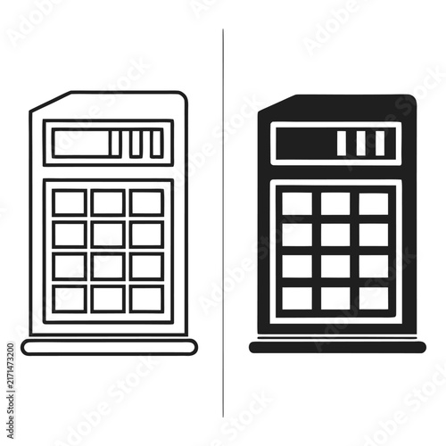 Minimalist black and white of windows with grid patterns