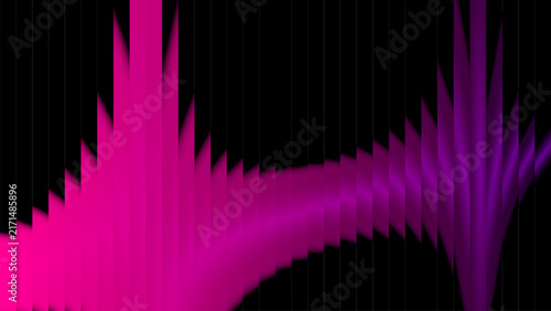 Magenta Abstract Flow Wave Vector Graphic Background