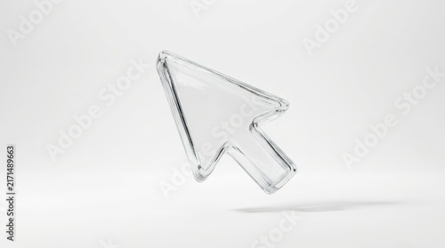 Minimalist Transparent Mouse Cursor Icon