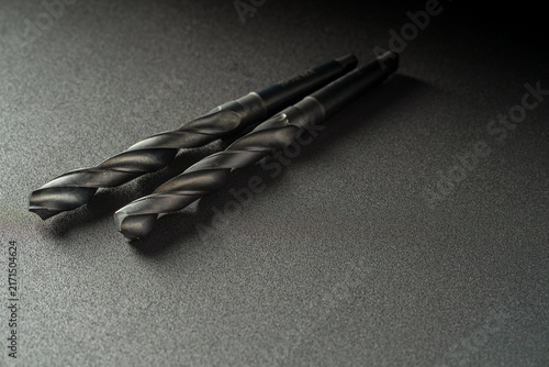 Fotografía Giant metal drill bits