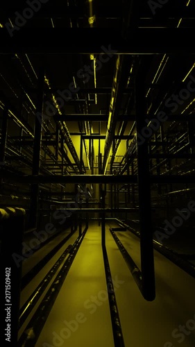Vertical Dark Industrial Pipe Network Animation

A vertical (9:16) 3D animation featuring a dark, abstract network of industrial pipes. Creating a mysterious and atmospheric visual, 