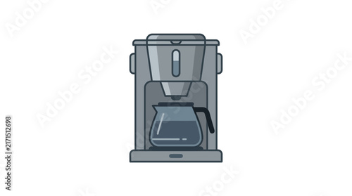 Modern Coffee Maker with Glass Carafe