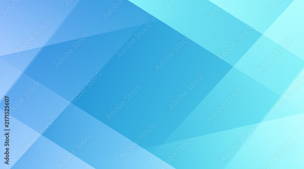 Obraz premium Abstract Blue Geometric Background Featuring Overlapping Transparent Layers and Soft Gradient Light Effects for Modern Digital Design Projects