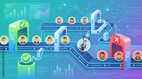 Digital Workflow Automation with Robotic Arms and Human Collaboration in Modern Technology Environment