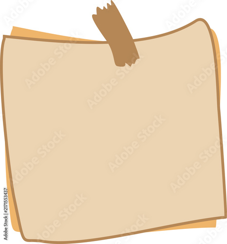 RETRO NOTE PAPER