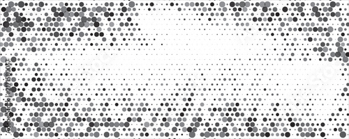 Canvas Print Bold retro halftone overlay featuring a smooth disappearing dot pattern and nostalgic print texture