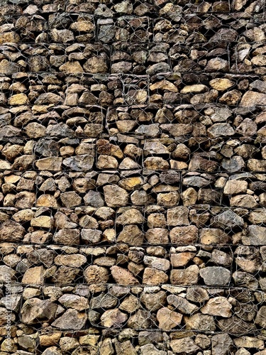 River stone for artistic wall background