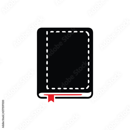 vector illustration of a diary