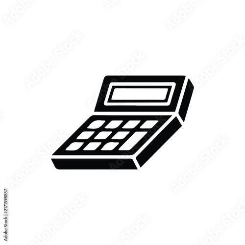 calculator isolated on transparent background