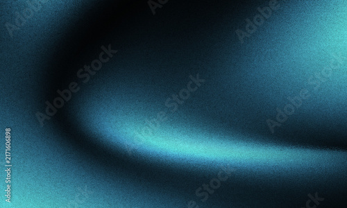 Modern Dark Blue Grainy Gradient Background with Cyan Glow for Social Media Cover and Banner