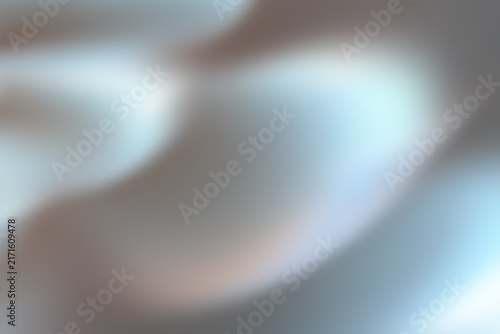 Quadro su tela Abstract smooth gradient background in soft grey, blue, and brown tones, creatin