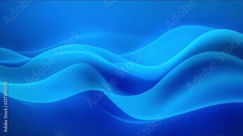 Abstract blue wave illustration with smooth flowing lines creating a serene and tranquil atmosphere. ideal for backgrounds and design projects