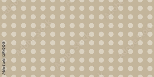Beige Polka Dot Pattern Background With Retro Seamless Dotted Wallpaper Texture For Design