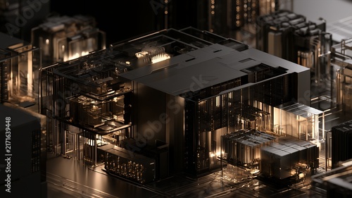 Enterprise Data Center Server Infrastructure With Advanced Hardware Architecture And Scalable Computing Systems, Premium Cloud Technology Background For IT Infrastructure And Business Websites Content