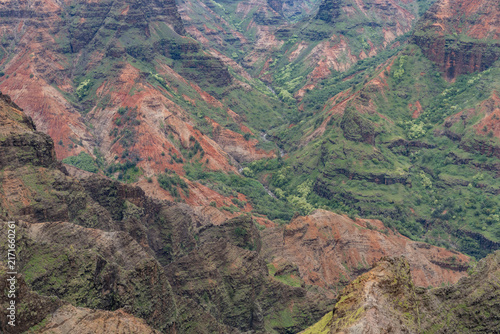 Cuadro en lienzo Waimea Canyon Lookout, Kauai County, Hawaii