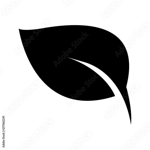 Simple Leaf Logo and Nature Symbol