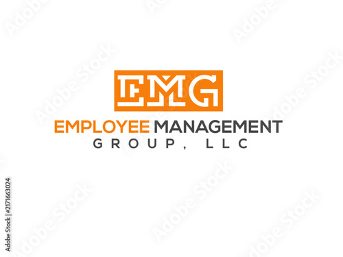 Emg logo with company name on a white background
