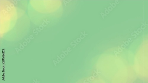 Bokeh lights frame a muted sage green background, providing a smooth, minimalist space for creative text designs.