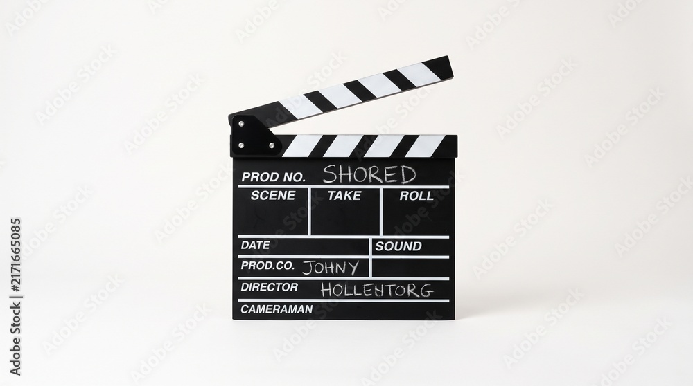 Naklejka premium movie clapper board