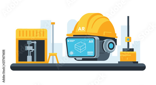 Augmented Reality Construction Helmet and Smart AR Headset for Digital Engineering